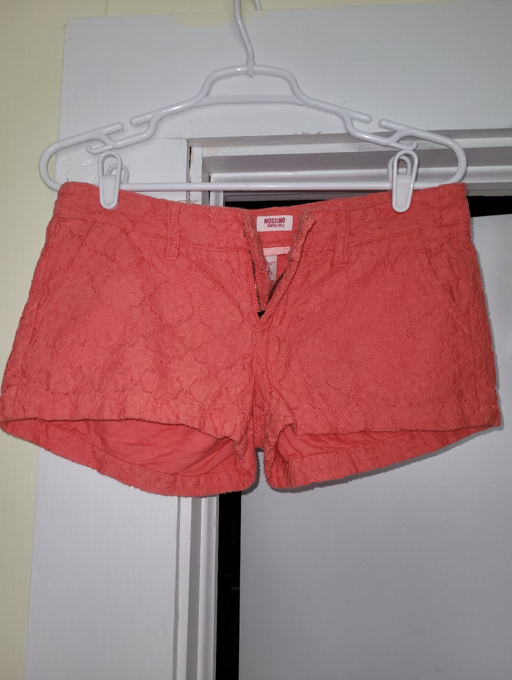 Vintage Mossimo Supply Co. Coral Lace Shorts